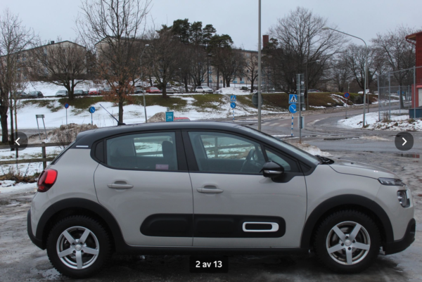 Citroën C3 1.2 PureTech EURO 6 SERVAD VINERHJUL 1815KR/MÅN - Bild 7
