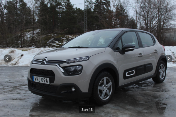 Citroën C3 1.2 PureTech EURO 6 SERVAD VINERHJUL 1815KR/MÅN - Bild 6
