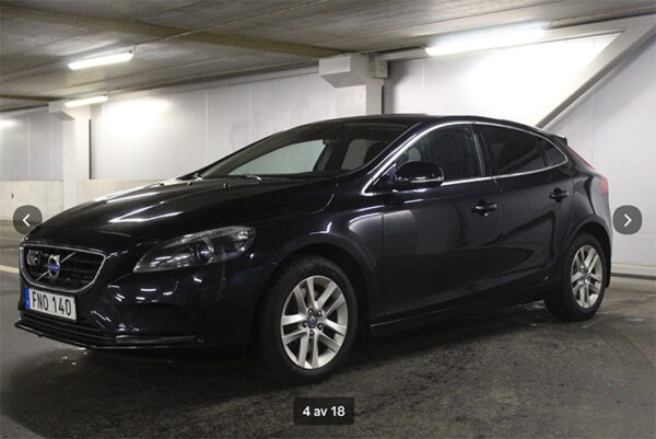 Volvo V40 D4 kamrembytt Momentum 190hk navi servad Voc - Bild 4