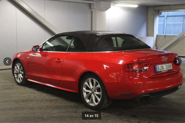 Audi A5 Cabriolet 1.8 TFSI S-line servad garanti räntefritt - Bild 15